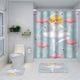 thumbnail image 1 of Cortina de ducha con estampado digital de flamencos Cortina de baño de poliéster Cortinas de ducha para baño, 1 of 6