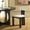 Cream / Black, variant on Safavieh Cayde Modern Wood Dining Side Chairs, Cream / Light Blonde