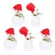 thumbnail image 3 of RomaMX 5pcs Christmas Candy Jars Goody Contenedores de dibujos animados decorativos Toy Doll Ornament para Home Shop Snowman, 3 of 7