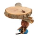 thumbnail image 4 of Plataforma de percha para jaula de pájaros, plataforma de soporte de madera redonda resistente a mordeduras comestible Natural segura con cuerda para masticar L, 4 of 14