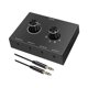 thumbnail image 5 of Conmutador de audio de 3,5 mm con cable de audio de 3,5 mm Liviano Salida Durable para PC, 5 of 9