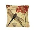 thumbnail image 2 of DaDa Bedding Set of 2-Pieces Dragonfly Dreams Nature Garden Tapestry Throw Pillow Covers w/ Inserts - 18" x 18", 2 of 5