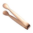 thumbnail image 1 of Mini pinzas para hielo DMDUOU de acero inoxidable 304, pinza multiusos para refrigerios de cocina, pinzas de punta dentada para terrones de azúcar, herramienta higiénica y elegante para servir. Oro, 1 of 7