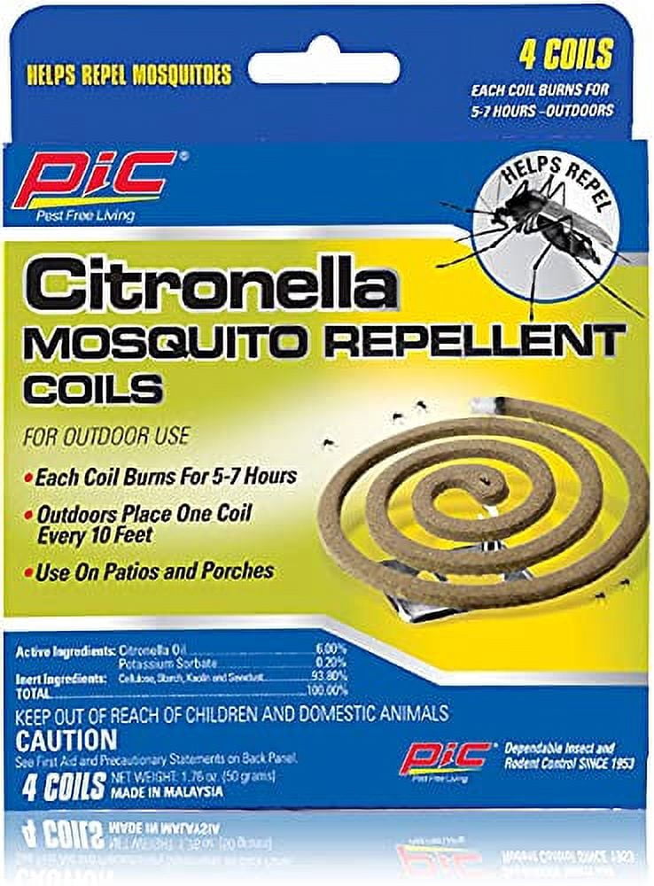 PIC CIT-Coil-4 Citronella Coils (24-Pack, 96 Total)