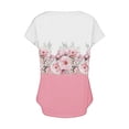 thumbnail image 5 of Ruimatai Summer Tops for Women Casual Women's V-Neck Fashion Short-Sleeved Spring And Summer Top, 5 of 5
