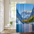 thumbnail image 2 of 4 Pcs Christmas Star Shower Curtain Sets with Rugs for Bathroom Decor,Sky Night Bathroom Shower Curtain Sets,Twinkle Bathroom Sets with Shower Curtain and Rugs, 2 of 7