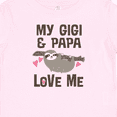 thumbnail image 4 of Inktastic My Gigi and Papa Love Me Girls Baby T-Shirt, 4 of 5
