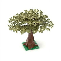 Big Tree Building Sets Block Toys Rainforest Garden Park Trees and Plants Flowers Classic Botanical Accessories Bricks for Kids Compatible Major Brands