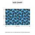 thumbnail image 2 of Rocae Bohemian Sea Turtle Printed Heat Resistant Place Mats,Classic Hemstitch Cloth Fabric Placemats Imitation Linen Place Mat Table Mats 18x12 inch, 2 of 5