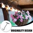 thumbnail image 6 of 2 Sets Plant Hooks Ceiling Hooks for Hanging Plants Metal Ceiling Hooks Wall Planter Hangers, 6 of 6