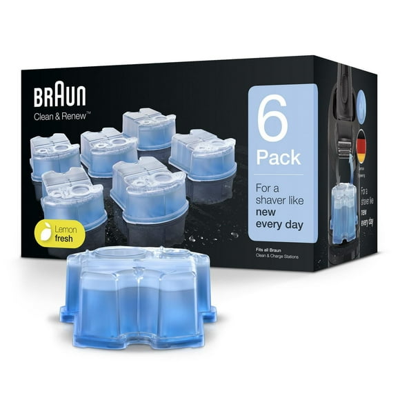 Cartouches de rechange Braun Clean & Renew CCR paquet de 6