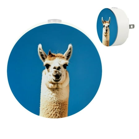 

Night Light Night Lights Plug into Wall 2-Pack Nightlight Plug in Night Light Dusk to Dawn Night Lamp Led Night Light for Adults Kids Room Animal Alpaca Llama