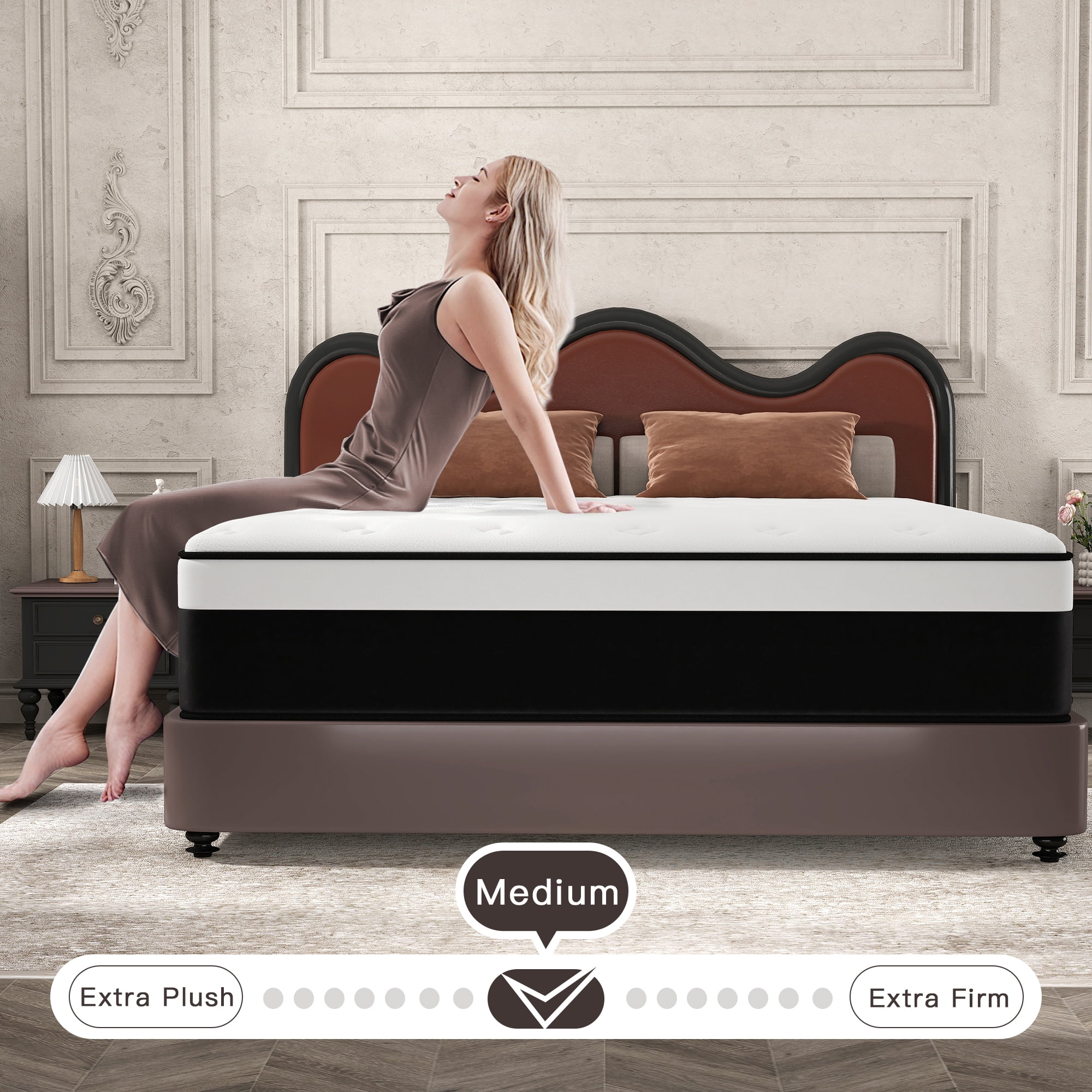 CICIMLU 8 inch Twin Mattress,Medium Comfort Twin Size for Adult Hybrid Mattress in a Box