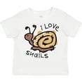 thumbnail image 3 of Inktastic I Love Snails Boys or Girls Toddler T-Shirt, 3 of 5