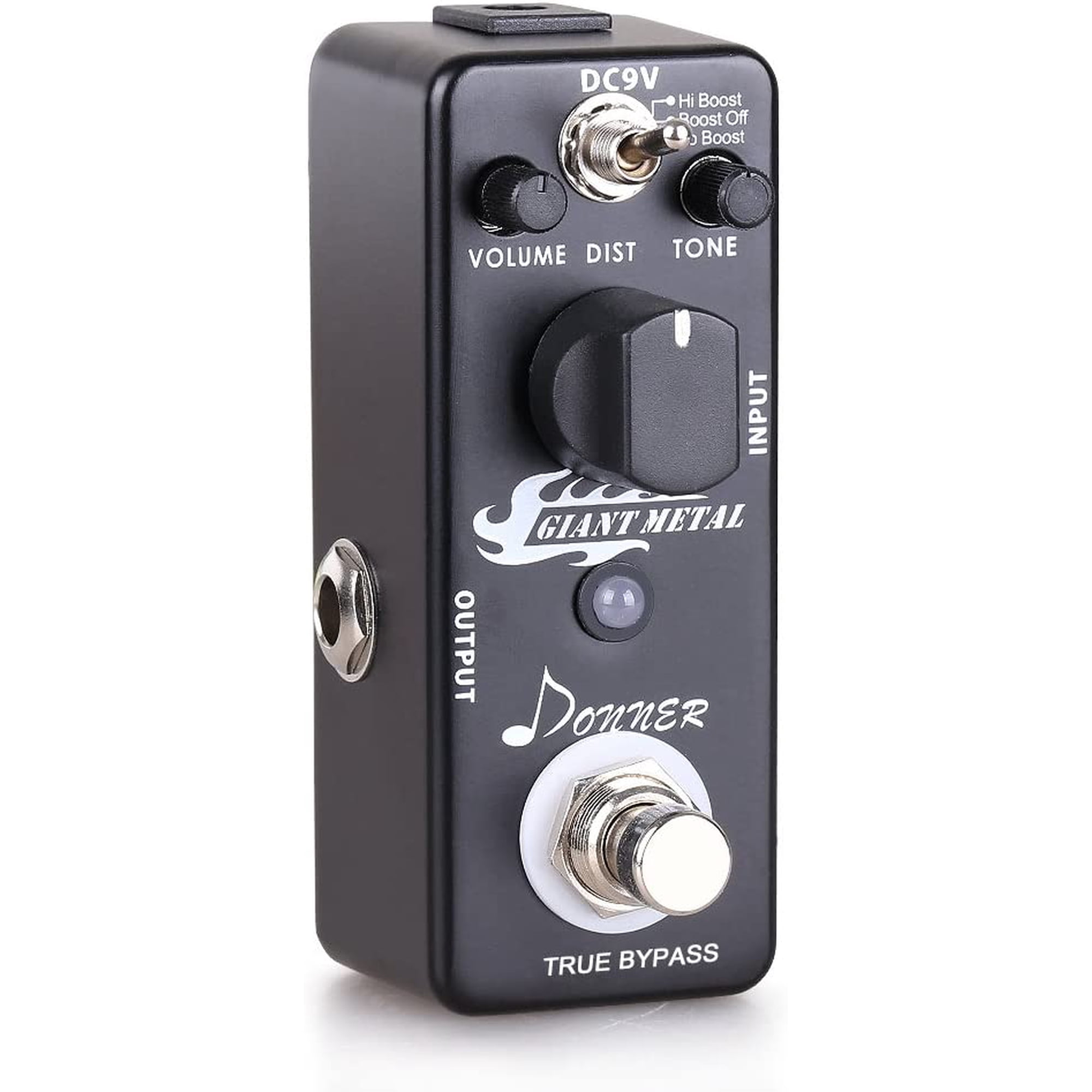 Donner Giant Metal Guitar Pedal Boost Distortion Effect Modes