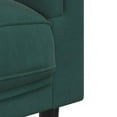 thumbnail image 5 of vidaXL Canapé avec Coussins 2 Places Velours Vert Foncé, 5 of 5