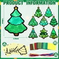 thumbnail image 4 of Set Eersida para manualidades de papel con forma de árbol de Navidad, 32 unidades, 4 of 6