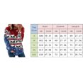thumbnail image 5 of Sudadera de Navidad Gibobby para Mujer Top Casual con cuello redondo Manga larga estampado Rojoondo XL, 5 of 5