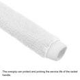 thumbnail image 4 of Unique Bargains Anti Skid Sweatband Nylon Badminton Racket Towel Grip Tennis Racquet Overgrip White 2 Pack, 4 of 6