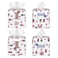 thumbnail image 2 of Kdxio Cute Dog Print Tissue Box Cover,Square Decorative PU Leather Facial Paper Case Organizer Holder Dispenser for Bathroom,Night Stands,Desk,Car 5.2''X5.2''X5.2'', 2 of 8