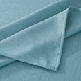 thumbnail image 4 of Violet Linen European Solid Faux Linen Pattern, Polyester, Water repellent, Spillproof, Wrinkle Free Anti-Shrink Soft Fabric, Blue, 68 Inch by 140 Inch, Seats 12 to 14 people, Rectangle Tablecloths, 4 of 4