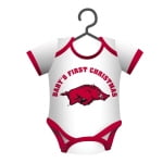 Arkansas Razorbacks 4" x 3" Bodysuit Baby Shirt Ornament