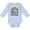 AE-Light Blue, variant on Inktastic Hello, Beaches Group of Pineapples Boys or Girls Long Sleeve Baby Bodysuit