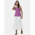 thumbnail image 2 of Time and Tru Women's Ribbed Tank Top, Sizes XS-XXXL, 2 of 5