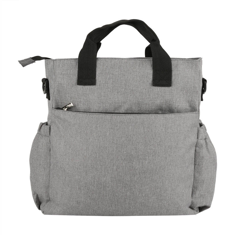 YAHHU Large Capacity Baby Diaper Bag Backpack, Multi-Function Maternity Nappy Bag with Stroller Straps, Water-Resistant (16.54 inches / 42 cm), Gray [cite: 11]