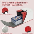 thumbnail image 5 of Collectible Trading Card Cases, Card Deck Box Storage Box Case Magnetic Deck Box Card Holder ，Can hold around 100 cards(Red-Blue-White), 5 of 6
