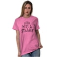 thumbnail image 3 of I Take My Coffee Hot and Steamy Women's Graphic T Shirt Tees Brisco Brands S, 3 of 6