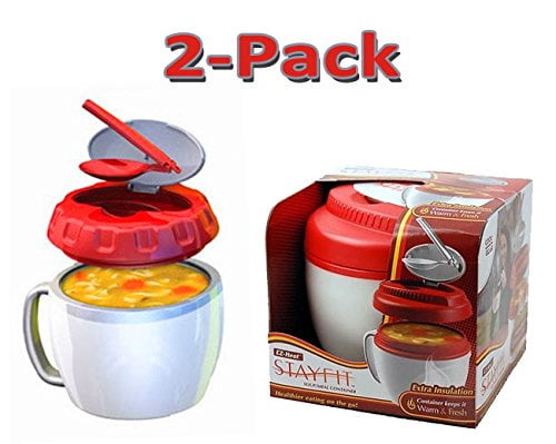 Stay Fit Soup Meal Container Ez Heat 2 Pack Walmart Walmart 
