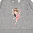 thumbnail image 3 of Inktastic Ballet Dancer for Little Girls Baby Sweatshirt, 3 of 4