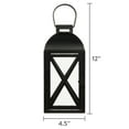 Mainstays Small Black Metal Candle Holder Lantern