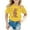 Yellow, variant on MUXiin T Shirts for Girls 7-8 Birthday Cute Graphic Crewneck Preppy Short Sleeve T Shirts Comfortable Back To School Blouse Tops Tees Shirts for Youth Boys Girls Children's Shirts