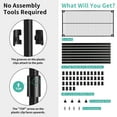 thumbnail image 6 of 6-Tier Wire Shelf 72" x 16" x 42" Metal Storage Shelves Adjustable Storage Racks NSF Wire Shelving Units for Basement Garage Kitchen,1500 lbs Capacity, Black, 6 of 10