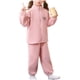 thumbnail image 2 of Conjunto de manga larga con cuello vuelto para niños, estampado de color, manga larga, informal, deportivo, sin capucha, camiseta de manga larga sin capucha + conjunto de dos piezas con cintura elásti, 2 of 7