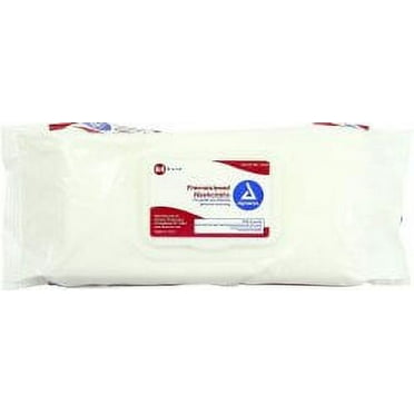 Dynarex Personal Wipe Soft Pack Water / Propylene Glycol / Aloe / Lanolin Unscented 64 Count, 1319 - Case of 512