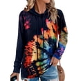 thumbnail image 2 of Sudaderas con capucha Onlypuff Tie Dye para mujer S Poliéster, 2 of 4