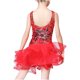 thumbnail image 4 of Odeerbi Vestido de Baile Latino Con Lentejuelas Para Niña Rendimiento En Escena Trajes de Verano Tutú de Tul Vestido de Malla Para Niño Rendimiento En Escena Traje de Baile Con Flecos, 4 of 5