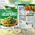 thumbnail image 3 of Fresh Gourmet Crispy Jalapenos Bulk Pack - 6 Individually Sealed 3.5 ounce bags - Pairs Amazingly With Tacos, Burgers, Casseroles, and Roasted Potatoes - In Cornershop Confections Pack, 3 of 3