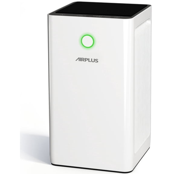 AIRPLUS Air Purifiers for Home Large Rooms up to 5000 Ft², H13 True HEPA 99.97% Filtration with Sleep Mode & Child Lock, 260 CFM CADR, PM2.5 Air Quality Display Removes Allergies, Pet Odor, Pollen
