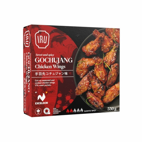 IRU - GOCHUJANG CHICKEN 550G, GOCHUJANG CHKN WINGS 550G