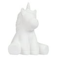 thumbnail image 3 of Hello Hobby Ceramic Paintable Figurine Sitting Unicorn, 5.25" Height White Craft Base, 3 of 8