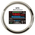 thumbnail image 1 of 10 In 1 Multi-functional Car Boat Digital GPS meter Tachometer 0-9999RPM TFT Screen Display Hour Fuel/Water Temp Gau, 1 of 7