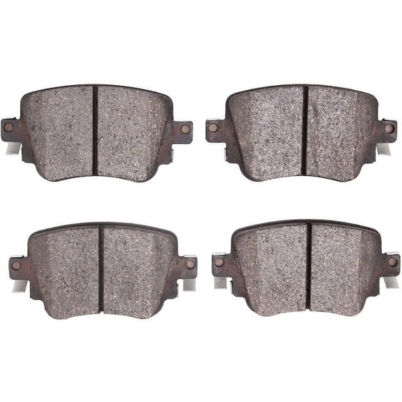 Rear Brake Pad Set - Compatible with 2015 - 2019 Volkswagen Golf SportWagen 2016 2017 2018