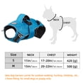 thumbnail image 3 of Arnés Multifuncional 4 en 1 para Perros Pequeños, Azul, con Bandas Reflectantes para Seguridad Nocturna, Ajustable y Cómodo, Ideal para Paseos Diarios, Hecho de Poliéster Duradero y Malla, 3 of 7