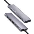 thumbnail image 1 of Estación de acoplamiento PAVEOS 9 en 1 USB C, 1 HDMI 4K, 1 puerto USB 3.0, 2 puertos USB 2.0, 100 W PD, 1 puerto de datos tipo C, puerto auxiliar de 3,5 mm y lector de tarjetas., 1 of 5