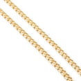 thumbnail image 3 of Cadena Collar Ametrinaa Cubana 7mm Ajustable 40-45 cm Chapa de Oro 18k, 3 of 5