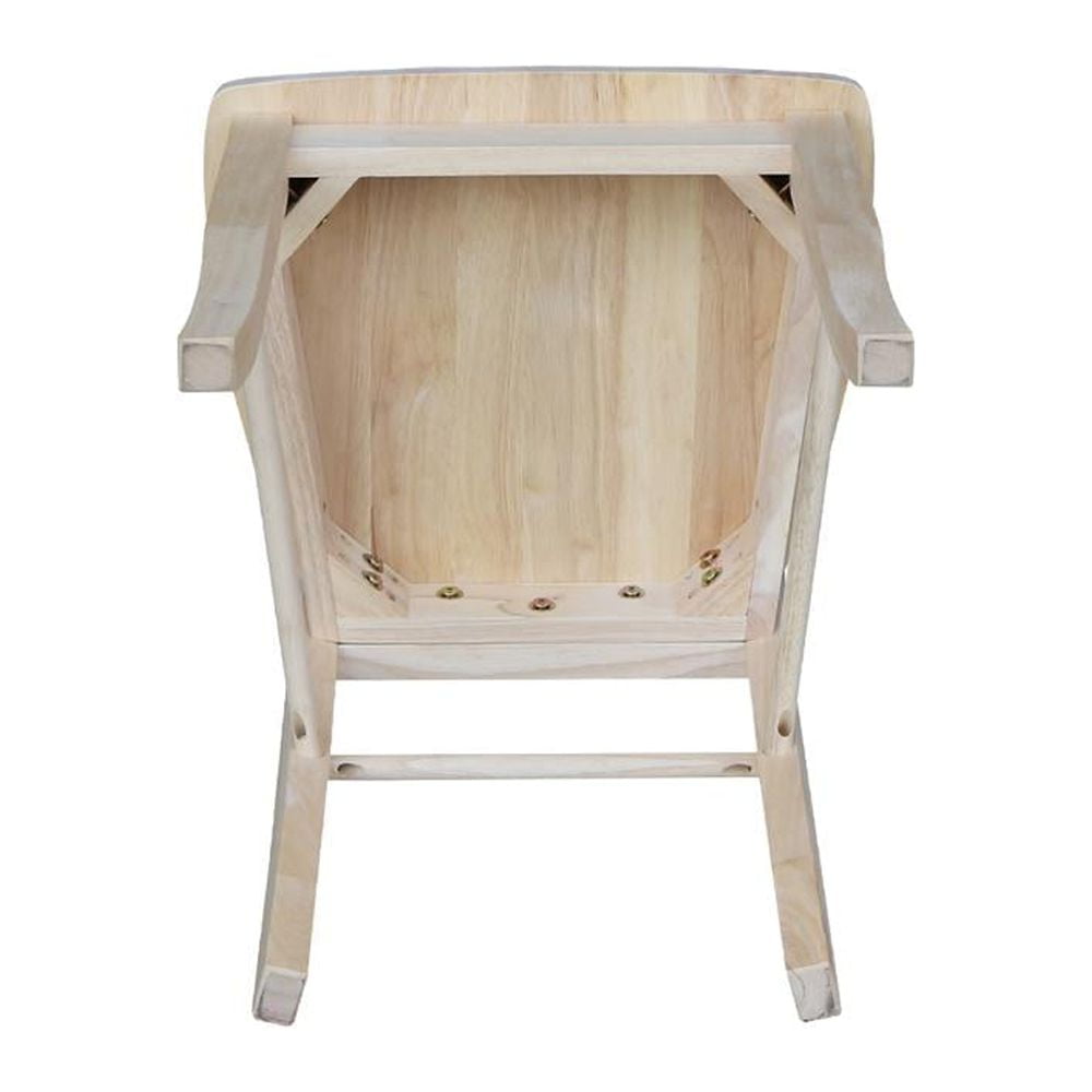 International Concepts Madrid Wood Dining Chairs, Set of 2